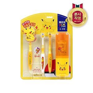 [페리오]페리오 키즈 3단계 피카츄 양치세트 (여아용)