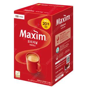 동서 맥심 오리지날 커피믹스 170T (150T+20T)