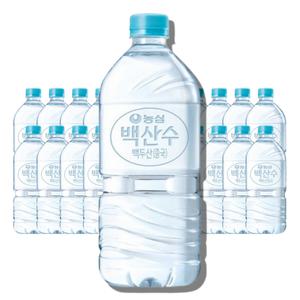 농심 백산수 1L 24병 백두산 물 가정용생수배달