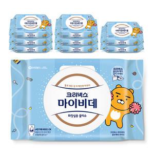 크리넥스 마이비데 클린케어 카카오 캡40매X9팩 /비데물티슈/화장실용