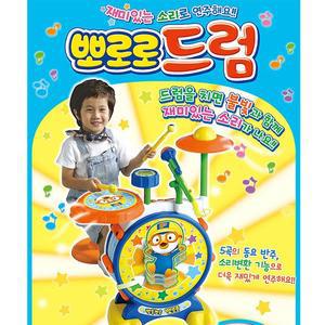 [기타]뽀로로 드럼 전자드럼 반주 북 심벌즈 마이크 탐탐 스네어 스틱 베이스 의자