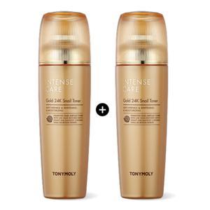 토니모리 인텐스케어 골드 24K 스네일 토너(140m+140ml) 촉촉함이 오래 ~~부드러운 토너