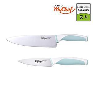 [도루코]도루코 마이셰프 마린 민트 주방칼세트(식도+과도)
