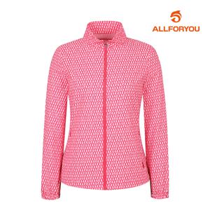 [올포유][올포유] 여성 셔링넥 프린트 점퍼 AWJUL1491-403