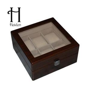 [하이덴][Heiden] 하이덴 프리미어 6구 시계보관함 HDbox001-Walnut Wood 명품 시계케이스 6구