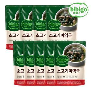 [CJ제일제당][본사배송] 비비고 소고기미역국 500g X 9개