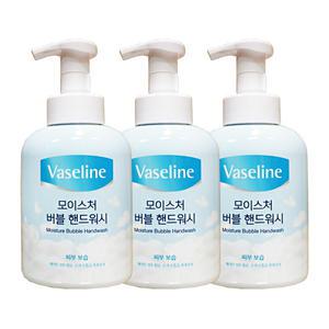 애경 바세린 모이스처 버블 핸드워시 500ml 3개 손세정