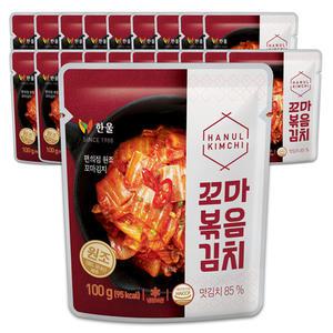 한울 꼬마볶음 100gx20봉 여행용 편의점 국산 소포장김치