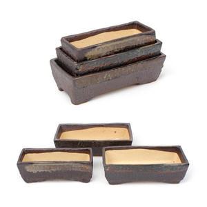 다육분 직사각(소) 18.3x6.5x6.8cm 옹기 다육이 화분
