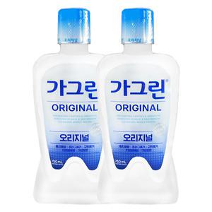 가그린 오리지널 구강청결제 750ml x2