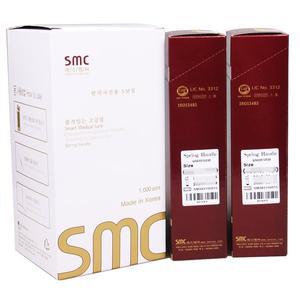 국산한방침 SMC장침 0.35x105mm 1Box(1000pcs) 멸균침 FDA CE ISO인증