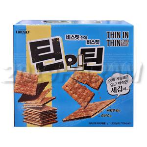LIKESKY 틴인틴 비스켓 1332g 60봉 코스트코