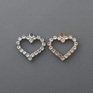 비즈아이 [7136-04]큐빅펜던트 줄란하트한고리 16x16mm ,1개