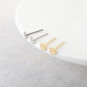 비즈아이 [9-508-01]T포스트 4mm 무니켈침 고무클러치 ,1쌍(2개)