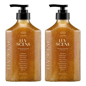 럽센트 스크럽워시 코지파이어 시더우드향 500ml, 2개