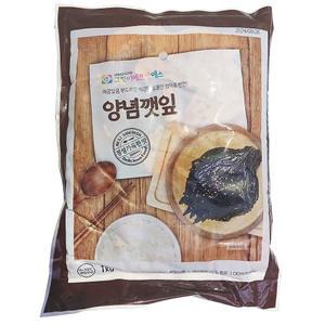 그린이푸드 양념 깻잎 무침 1Kg 이강산닷컴