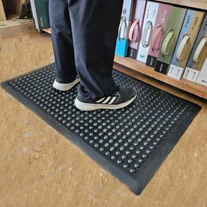 피로예방매트 (60 X 90cm) - 업소용 고무 미끄럼방지 공장 출입구 현관 매트