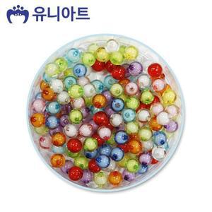 유니아트 5000 모양비즈 59번 투명 원형 이중구슬 (소) (P0000FLF)