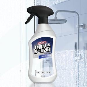 [힐링클린]WS 위시오 샤워부스 유리 수전 수도꼭지 청소 물때 욕실 화장실 청소 클리너 세제 800ml