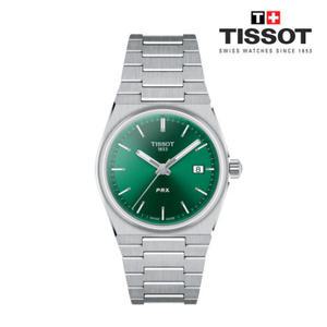 [롯데백화점]티쏘 PRX 35mm 그린 T137.210.11.081.00