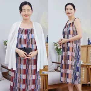 요루 쉬폰 원피스/ 23SS96 / 엄마옷 / 할머니옷 / 빅사이즈 / 실버다이아몬드