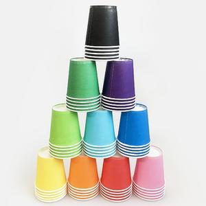 대원피앤피 종이컵 (혼합) 50개입 색깔 종이컵 칼라 재료 미술 놀이 꾸미기 준비물