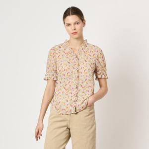 [BCBG] 프린티드 브이넥 블라우스 B4M5B438