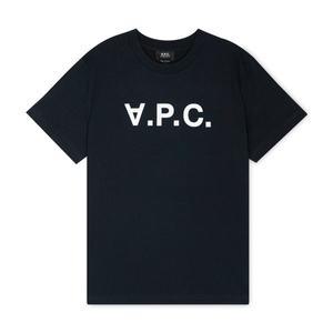 [아페쎄] 남성 VPC 로고 다크네이비/에크루 반팔티 COHBM M26384 TIQ
