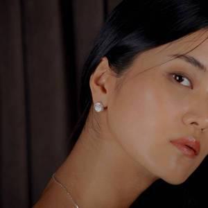 [서림아트] [Cubism] Brick Moon Earring