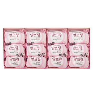 알뜰하게 오래쓰는 알뜨랑 핑크로즈 비누 140g x3개입 x4개(총12개)