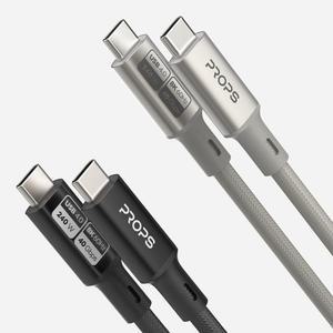 프롭스 240W 40Gbps 8k/60Hz USB4 C to C타입 PD3.1 초고속 충전 케이블