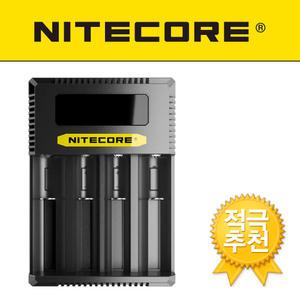 나이트코어 Nitecore UM4 리튬 이온 고속충전기 다양한 사이즈 3000mA IMR 배터리 충전 과방전 안전회로