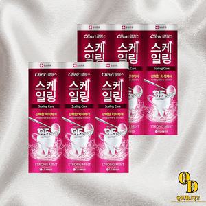 페리오 치석제거치약 스케일링케어 스트롱민트 100g 6개