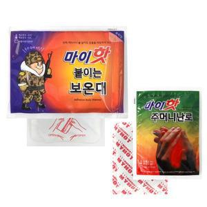 [마이핫][최신국내제조] 다봉산업 마이핫 주머니 난로 90g x 40개 + 마이핫 붙이는 보온대 핫팩 20개