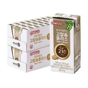 [삼육두유]삼육 호두아몬드 고칼슘플러스 190mlx48입