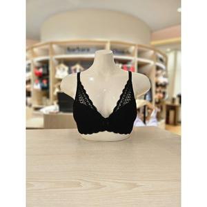 [barbara](강남점)[바바라]블랙 도트레이스 노와이어 브래지어(ABR4928BK)