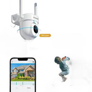 원캠 360 4G 와이파이 무선 현관 태양광 CCTV 카메라 5MP 농막 회전형 보안 실외