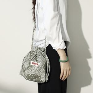 [마스마룰즈]String cross bag _ 스트링백 반다나 카키