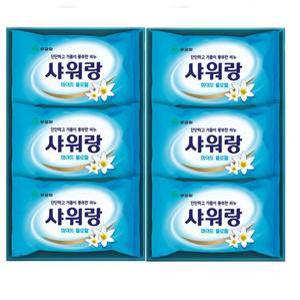 무궁화 샤워랑 화이트 플로럴 비누 130g 6개