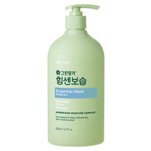 그린핑거 힘센보습 에센셜 워시 500ml 1개