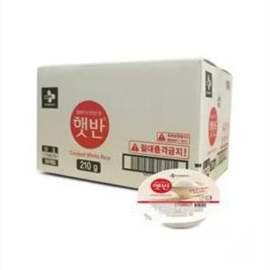 CJ 햇반 둥근햇반 210gx36개x1박스