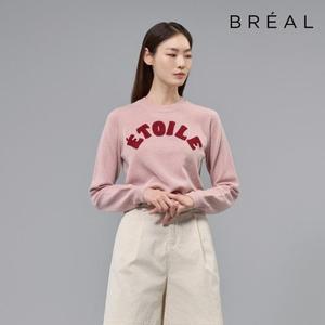 브리엘 아트웍 니트 1종_핑크 [런칭 가격 29,900원]