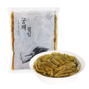 [총2팩] 대용량 궁채장아찌 1KG+1KG