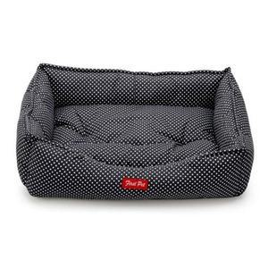 [ME41N655_52CM]wk 애견방석 땡땡이 사각방석 그레이 M