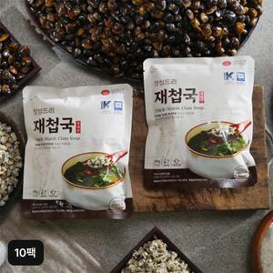 [NS홈쇼핑]국내산 재첩국 300gX10팩[35004041]