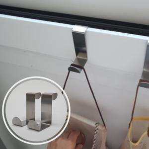 싱크대도어후크 걸이 문후크 다용도도어훅 문걸이행거