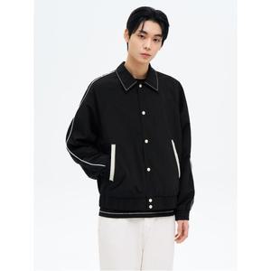 나일론 바시티 점퍼  블랙 (425339LYN5)