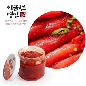 [이금선명인] 짜지않아 더 맛있는 양념명란젓 1kg