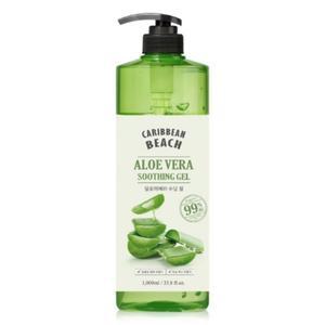 캐리비안비치 알로에수딩젤 대용량 수딩젤 수분크림 1000ml