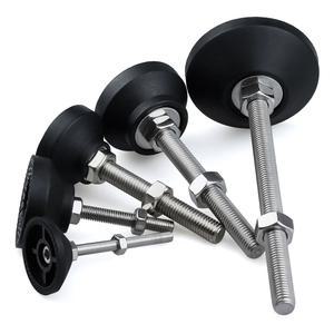 조정 가능한 선반 다리 직경 60mm 나사 유형, 레벨링 피트, 회전 베이스 다리, M8, M10, M12 가구 패드